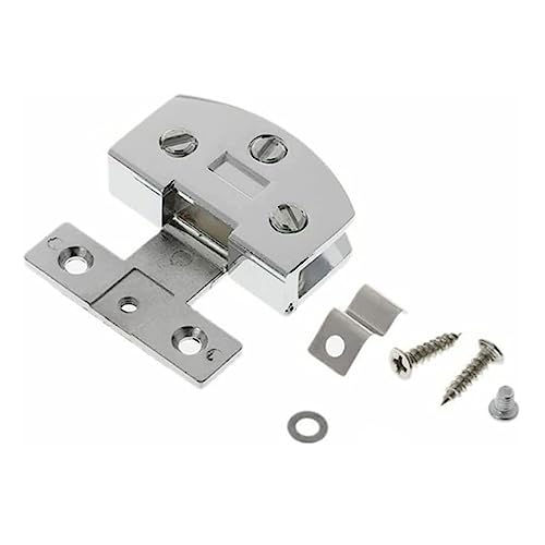 ROHCGHC Glasseite, Badezimmer-Klemme aus Edelstahl, Schrank-Klemmescharnier, Hardware-Zubehör, Glas-Duschtürscharniere for Glastüren, Schränke, Vitrinen, Glas-Scharniere von ROHCGHC