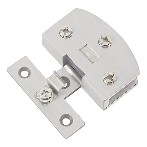 ROHCGHC Glasseite, Edelstahl Badezimmer Tor Klemme Glas Schrank Tür Scharnier Bad Schrank Bad Klemme Clip for Schrank Bad Tür Glas Scharnier von ROHCGHC