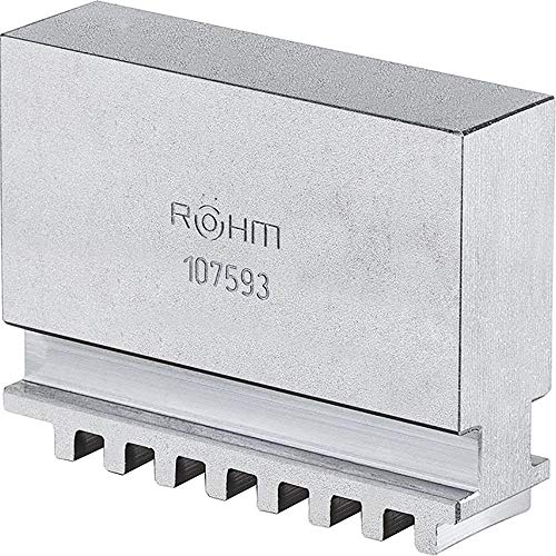 RÖHM 107594 Blockbacken BL DIN 6350 Typ 301 für ZG/ZS 250 mm/3 Backen ungestuft (3-er pack) von ROHM