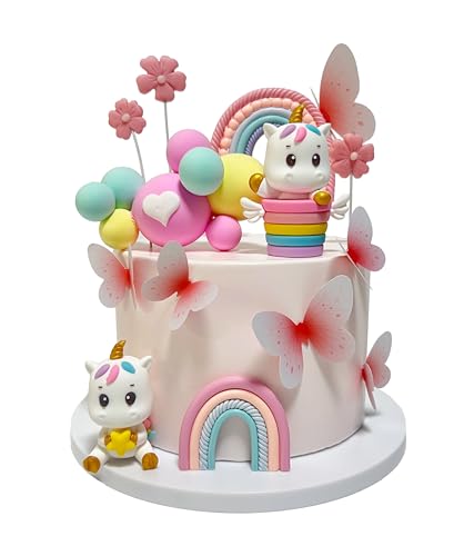 Dinosaurier-Kuchendekorationen,Kuchendekorationen für Dinosaurier-Motto-Party, Kinderparty, Kuchendekoration, Dinosaurier-Babyparty (pink) von ROHOME