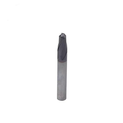 Hartmetall-Schaftfräser CNC-Fräser-Bohrköpfe, 45 Grad Vollhartmetall-CNC-Fräser, 2 Nuten, Kugelkopf-Schaftfräser HRC45 R0.5 R0.75 R1 R1.5 R2 R2.5 R3 R4 R5(R1.5X4DX50L) von ROJDFCNBW