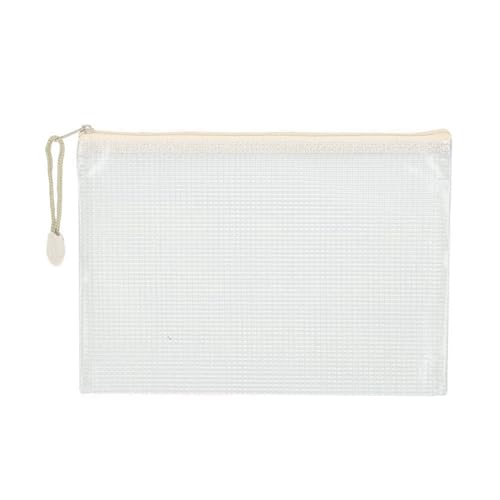 Plastic Wallets Zip Folders, zur Organisation der Klassenzimmerorganisation Plastikbeutel mit Reißverschluss(10pcs yellow) von ROJDFCNBW