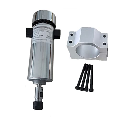ROJDFCNBW CNC-Spindelmotor-Kit, 0,8 KW Spindelmotor DC 0-110 V 800 W DC Spindelmotor 20000 U/min CNC(Red) von ROJDFCNBW