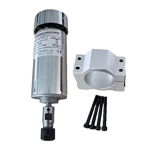 ROJDFCNBW CNC-Spindelmotor-Kit, Luftgekühlter 0,4-kW-CNC-Spindelmotor-Kit ER11-Spannfutter 400-W-Spindelmotor/Stromversorgung Drehzahlregler(Package2) von ROJDFCNBW