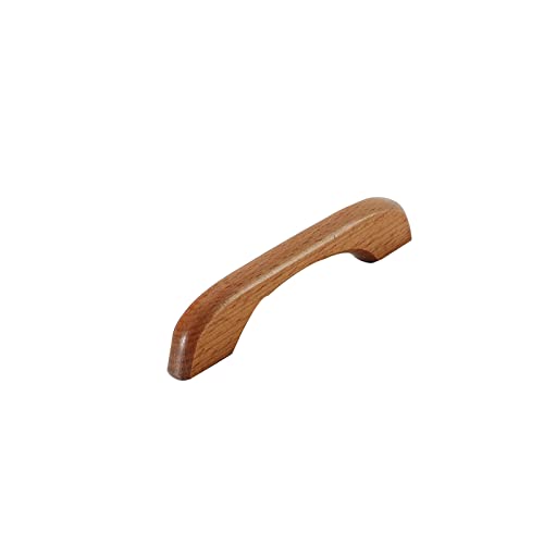 ROJDFCNBW Massivholz-Türgriff, 1 Stück Massivholzgriff Schrankknöpfe aus Holz, Schranktür Schublade Kommode Pull Holzgriffe(Hole Distance 96mm) von ROJDFCNBW