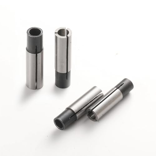 ROJDFCNBW Spannzange Fräserhalterung, CNC-Spannzangensatz, 5er-Pack, Federstahl, 3,175-6,35 mm Schaft(6-4) von ROJDFCNBW