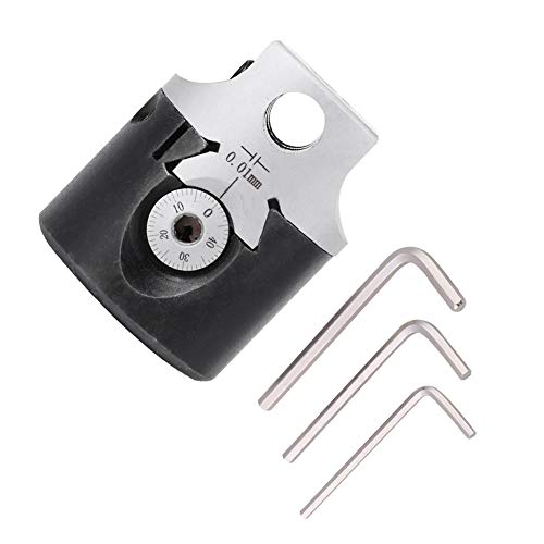 ROJDFCNBW Spannzange Fräserhalterung, F1 12mm Bohrkopf for MT2 MT3 R8 Schaft mit 2 Zoll Durchmesser 10-125mm Bohrbereich in 40CR Stahl mit 3 Sechskantschlüsseln ROJDFCNBW Spannzange Fräserhalterung, F1 12mm Bohrkopf for MT2 MT3 R8 Schaft mit 2 Zoll Durchmesser 10-125mm Bohrbereich in 40CR Stahl mit 3 Sechskantschlüsseln von ROJDFCNBW