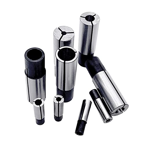 ROJDFCNBW Spannzange Fräserhalterung, Frühling Collet Set Pack von 11 Mehrere Größen CNC Adapter Schaft Fräser Umwandlung(12.7 6.35) von ROJDFCNBW