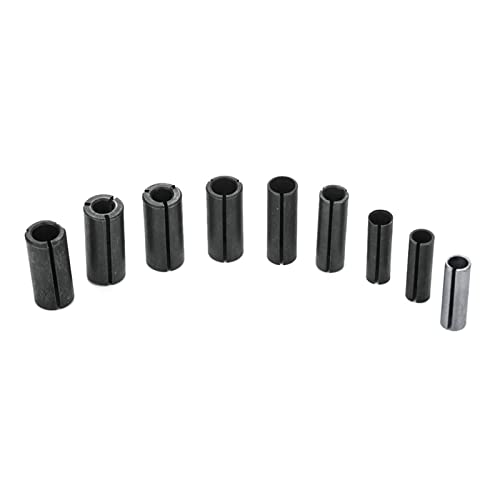 ROJDFCNBW Spannzange Fräserhalterung, Spannzangenadapter for Geteilte Buchsen aus Stahl for CNC-Gravur, 9 Stück, mehrere Größen ROJDFCNBW Spannzange Fräserhalterung, Spannzangenadapter for Geteilte Buchsen aus Stahl for CNC-Gravur, 9 Stück, mehrere Größen von ROJDFCNBW