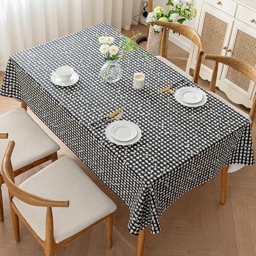 ROJDFCNBW Stick Baumwolle und Tischtuch, Abwischbare PVC-Tischabdeckung mit Tischdecke oder Küchentischdekoration(Jl-06,53.1 x 35.4 inch) von ROJDFCNBW