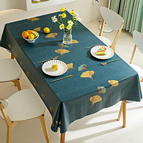 ROJDFCNBW Stick Baumwolle und Tischtuch, Abwischen mit einem sauberen Öltuch Tischdecke leicht zu wischen Vinyl-Kunststoff-Tischdecke(Bb-02,90x90cm) von ROJDFCNBW