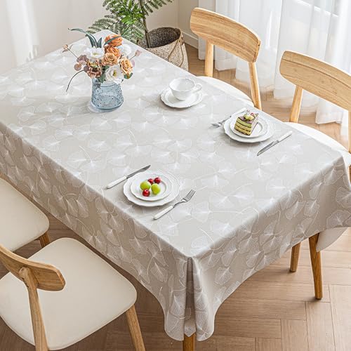 ROJDFCNBW Stick Baumwolle und Tischtuch, PVC-Tischdecke mit einem sauberen Öltuch abwischen, leicht abzuwischende Vinyl-Kunststoff-Tischdecke(Jl-05,35.4 x 35.4 inch) von ROJDFCNBW