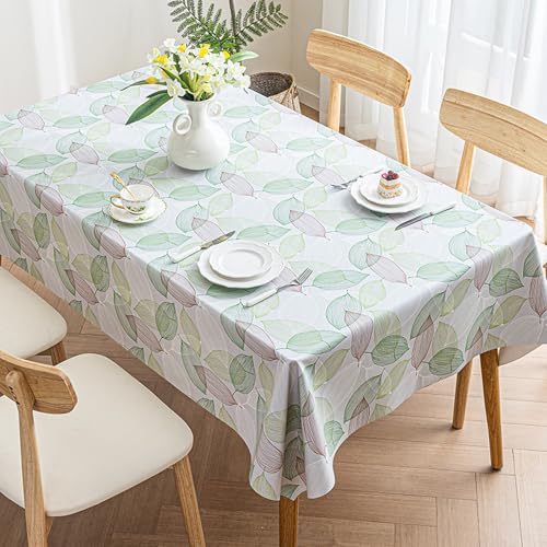 ROJDFCNBW Stick Baumwolle und Tischtuch, PVC-Tischdecke mit einem sauberen Öltuch abwischen, leicht abzuwischende Vinyl-Kunststoff-Tischdecke(Jl-09,47.2 x 47.2 inch) von ROJDFCNBW