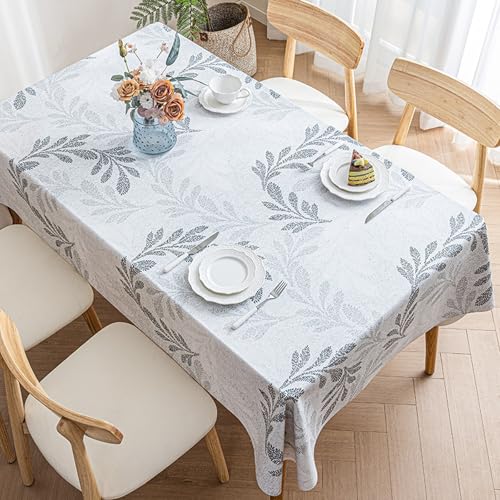 ROJDFCNBW Stick Baumwolle und Tischtuch, PVC-Tischdecke mit einem sauberen Öltuch abwischen, leicht abzuwischende Vinyl-Kunststoff-Tischdecke(Jl-11,70.9 x 55.1 inch) von ROJDFCNBW