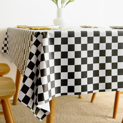 ROJDFCNBW Stick Baumwolle und Tischtuch, PVC-Tischdecke mit einem sauberen Öltuch abwischen, leicht abzuwischende Vinyl-Kunststoff-Tischdecke(Jl-14,35.4 x 23.6 inch) von ROJDFCNBW