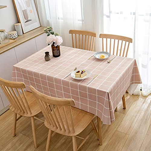 ROJDFCNBW Stick Baumwolle und Tischtuch, PVC-Tischdecke mit einem sauberen Öltuch abwischen, leicht abzuwischende Vinyl-Kunststoff-Tischdecke(Th-09,120x190cm) von ROJDFCNBW