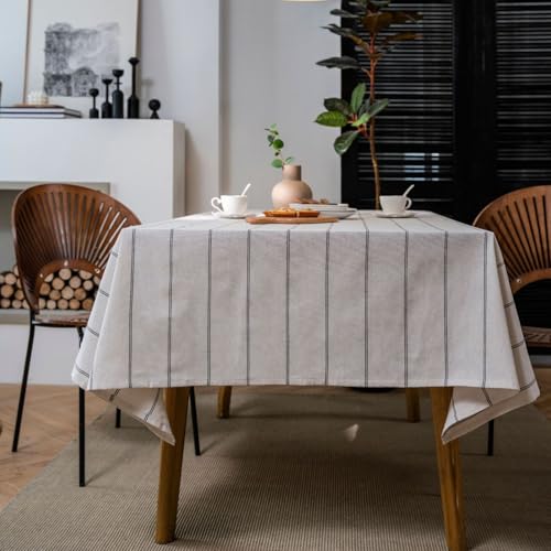 ROJDFCNBW Stick Baumwolle und Tischtuch, Tischdecke aus Baumwoll-Canvas-Stoff, geeignet for Zuhause und Restaurant(78.7 x 55.1 inch) von ROJDFCNBW
