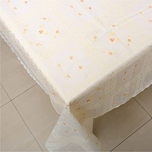 ROJDFCNBW Stick Baumwolle und Tischtuch, Tischdekoration for Restaurants, Bankette im Innen- oder Außenbereich(Oty-04,135x135cm) von ROJDFCNBW