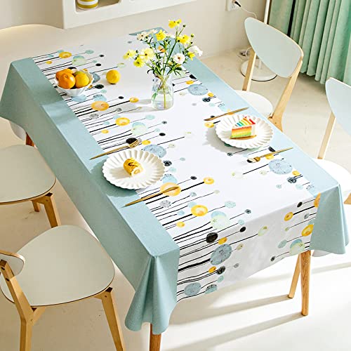 ROJDFCNBW Stick Baumwolle und Tischtuch, for Abwischen von Tischdecken for den Außenbereich, Restaurants, Bankette und Gärten(Jl-07,63 x 39.4 inch) von ROJDFCNBW