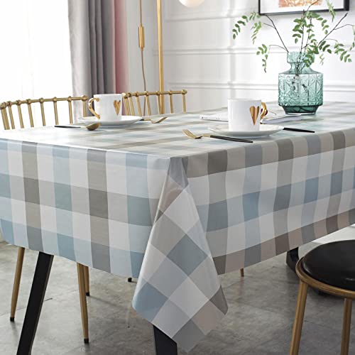 ROJDFCNBW Stick Baumwolle und Tischtuch, for Esstischbezugstoff(Blue Coffee B,120 x 180cm) von ROJDFCNBW