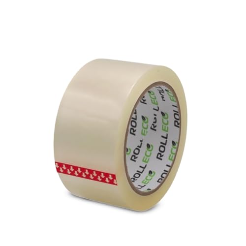 ROLLECO Premium Paketband Klebeband 50mm x 66m – leicht und leise abrollend + starke Klebekraft – transparent - 18 Rollen ROLLECO Premium Paketband Klebeband 50mm x 66m – leicht und leise abrollend + starke Klebekraft – transparent - 18 Rollen von ROLLECO