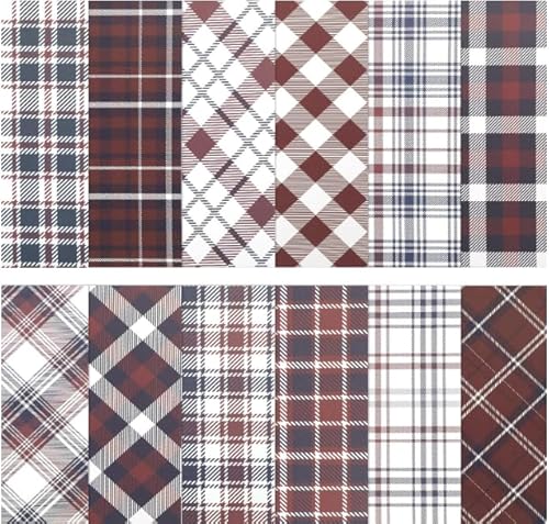 24 Blatt kariertes gemustertes Scrapbook-Papier von ROLYTA