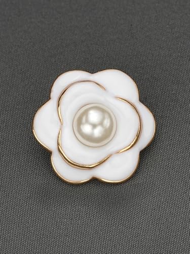 ROMDANTY Blumenknöpfe mit Strasssteinen, Legierung, 10 mm, dekoratives Bastelzubehör, Modeschmuck für Kleidung, Heimdekoration, 20 Stück ROMDANTY Blumenknöpfe mit Strasssteinen, Legierung, 10 mm, dekoratives Bastelzubehör, Modeschmuck für Kleidung, Heimdekoration, 20 Stück von ROMDANTY