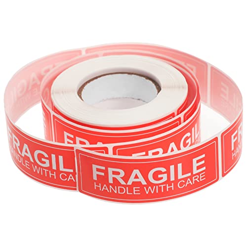 ROMISBABA 1 Rolle Fragile Versandetiketten Handle With Care Aufkleber für Sicheren Versand Selbstklebende Warnetiketten für Zerbrechliche Vielseitig Einsetzbar ROMISBABA 1 Rolle Fragile Versandetiketten Handle With Care Aufkleber für Sicheren Versand Selbstklebende Warnetiketten für Zerbrechliche Vielseitig Einsetzbar von ROMISBABA