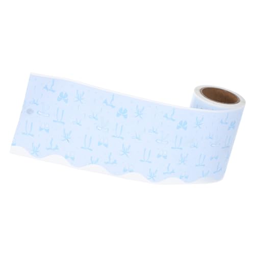 ROMISBABA 1 Rolle Pinnwand-bordüren Mit Schleife Und Knoten, Gewellte Bordüre, Bulletin- Für Das Klassenzimmer, Party-zubehör Zum Schulanfang, Blau ROMISBABA 1 Rolle Pinnwand-bordüren Mit Schleife Und Knoten, Gewellte Bordüre, Bulletin- Für Das Klassenzimmer, Party-zubehör Zum Schulanfang, Blau von ROMISBABA