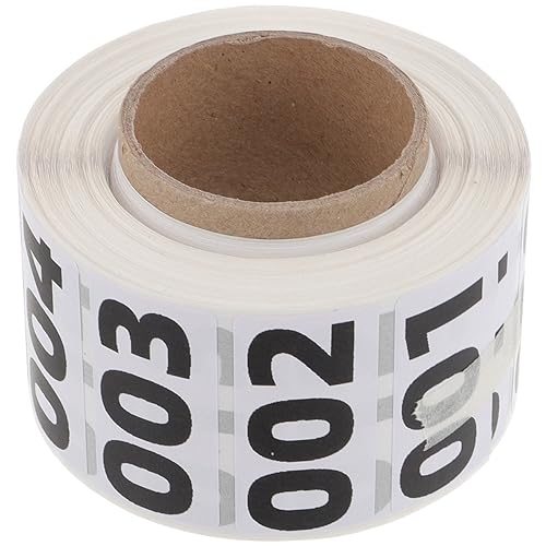 ROMISBABA 1 Rolle Runde Selbstklebende Nummernaufkleber Etiketten für Lagerorganisation Beschreibbare Labels für Klassenzimmer und Versanddienste ROMISBABA 1 Rolle Runde Selbstklebende Nummernaufkleber Etiketten für Lagerorganisation Beschreibbare Labels für Klassenzimmer und Versanddienste von ROMISBABA