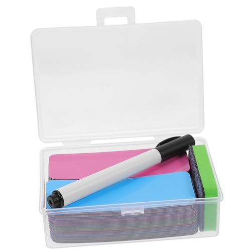 ROMISBABA 1 Satz Magnetische Namensschilder Wiederverwendbare Beschriftungsetiketten für Kühlschrank und Büro Teiliges Abwischbar Farben Leicht zu Beschriften und Abwischbar von ROMISBABA