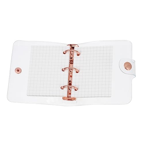 ROMISBABA 1 Satz Mini Handbuch Ring Notizbuch Set Roségold Deckblätter Aufbewahrungstaschen Tragbares Scrapbook für Tagebuch und Reisen ROMISBABA 1 Satz Mini Handbuch Ring Notizbuch Set Roségold Deckblätter Aufbewahrungstaschen Tragbares Scrapbook für Tagebuch und Reisen von ROMISBABA