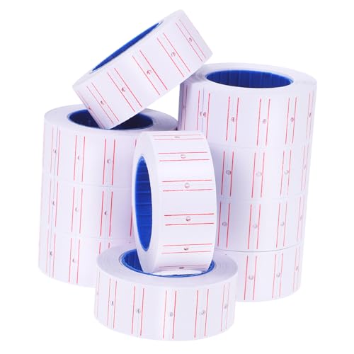 ROMISBABA 10 Rollen Coderpapier Kleine Tags Aufkleber für kleine Unternehmen Etikettpapier selbstklebendes Etikettenpapier Etiketten für den Einzelhandel Logistiketikett Ladenaufkleber Weiß ROMISBABA 10 Rollen Coderpapier Kleine Tags Aufkleber für kleine Unternehmen Etikettpapier selbstklebendes Etikettenpapier Etiketten für den Einzelhandel Logistiketikett Ladenaufkleber Weiß von ROMISBABA