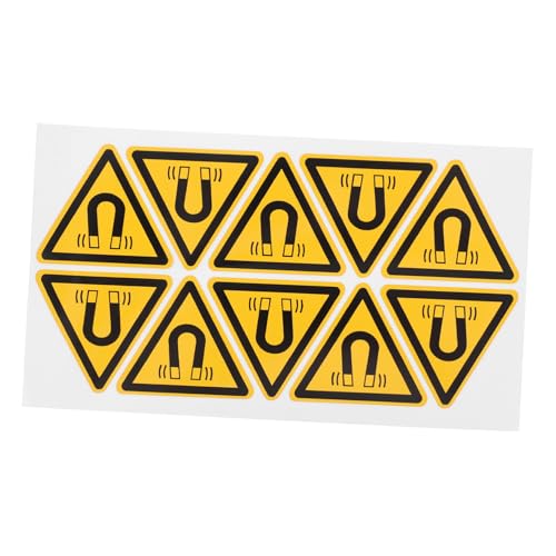 ROMISBABA 10 Stück Magnetisches Warnschild für Maschinenbediener Selbstklebender Wasserdichter Sicherheitshinweis für Mechanische Geräte Robustes Schutzetikett Einfache Anbringung ROMISBABA 10 Stück Magnetisches Warnschild für Maschinenbediener Selbstklebender Wasserdichter Sicherheitshinweis für Mechanische Geräte Robustes Schutzetikett Einfache Anbringung von ROMISBABA