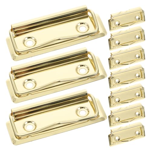 ROMISBABA 10 Stück Teiliges Büro Klemmbrett Clips aus Multifunktionale Klemmen für Schule Büro Zuhause Robuste Tragbare und Vielseitige Dokumentenhalter von ROMISBABA