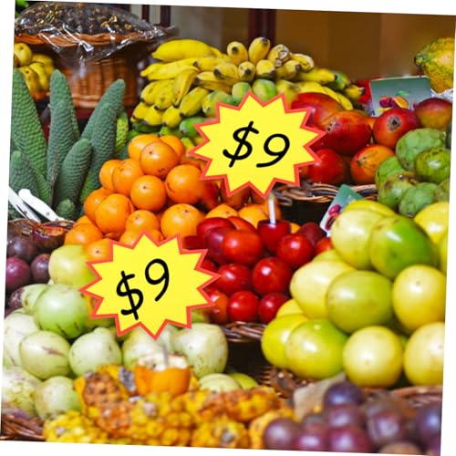 ROMISBABA 10 Stück Teiliges Bunte Preisschilder Kunststoff Auffällige Verkaufsetiketten für Einzelhandel Supermarkt Obst Gemüse Preisanzeige Einfache Anbringung und Lesbare Große Schrift ROMISBABA 10 Stück Teiliges Bunte Preisschilder Kunststoff Auffällige Verkaufsetiketten für Einzelhandel Supermarkt Obst Gemüse Preisanzeige Einfache Anbringung und Lesbare Große Schrift von ROMISBABA