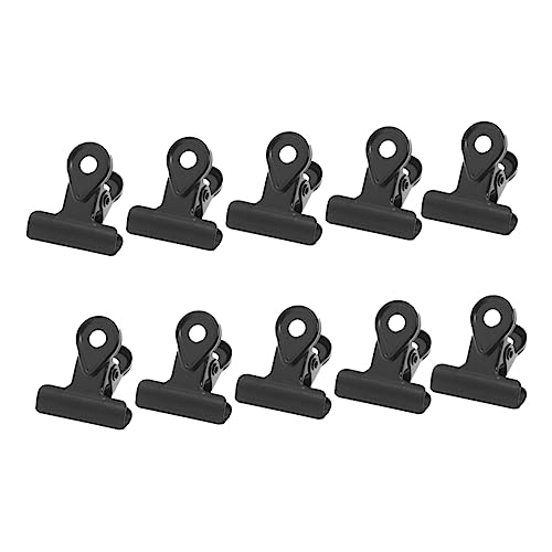 ROMISBABA 10 Stück Teiliges Metall Klammern mit Elektroplattierung Schwarze Büroklammern für Dokumente Karten Fotos und Vielseitige Hinge Clips für Büro und Zuhause ROMISBABA 10 Stück Teiliges Metall Klammern mit Elektroplattierung Schwarze Büroklammern für Dokumente Karten Fotos und Vielseitige Hinge Clips für Büro und Zuhause von ROMISBABA
