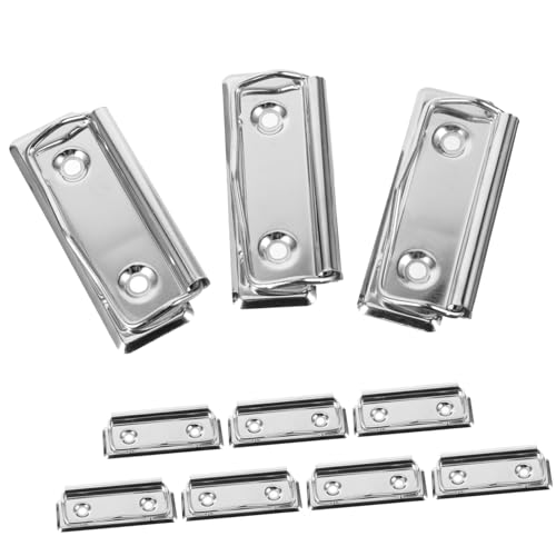 ROMISBABA 10 Stück Teiliges Metall Klemmbrett Clips Stabile Büroklammern für Schreiben Ordnen und Halten von Dokumenten für Büro Zuhause und Werkstätten ROMISBABA 10 Stück Teiliges Metall Klemmbrett Clips Stabile Büroklammern für Schreiben Ordnen und Halten von Dokumenten für Büro Zuhause und Werkstätten von ROMISBABA