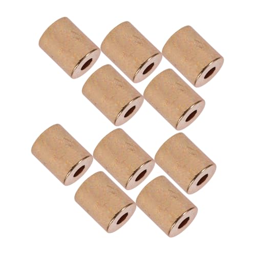 ROMISBABA 10 Stück Teiliges Metall Kordelstopper für DIY Projekte Elastische Bandverschlüsse Robuste Zugentlastung Einfache Vielseitig Einsetzbar für Notizbuch Bänder und von ROMISBABA