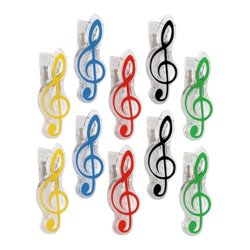 ROMISBABA 10 Stück Teiliges Notenbuch Clips Farbige Musik Seitenhalter für Klaviernoten Vielseitige Klammern für Bücher Memos und Starke Haltefunktion für Kreative Organisation ROMISBABA 10 Stück Teiliges Notenbuch Clips Farbige Musik Seitenhalter für Klaviernoten Vielseitige Klammern für Bücher Memos und Starke Haltefunktion für Kreative Organisation von ROMISBABA