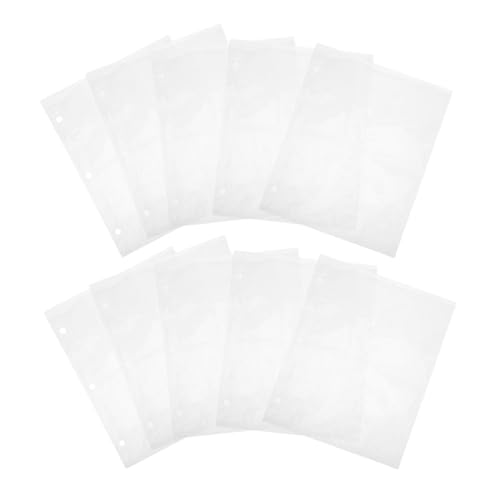 ROMISBABA 10 Stück Teiliges Transparente PP Kartenhüllen für Binder Flexible Innenseiten für Sammel und Sportkarten Klare Foto Display Innenblätter Austauschbare Album Einlagen für ROMISBABA 10 Stück Teiliges Transparente PP Kartenhüllen für Binder Flexible Innenseiten für Sammel und Sportkarten Klare Foto Display Innenblätter Austauschbare Album Einlagen für von ROMISBABA