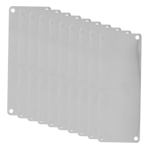 ROMISBABA 10 Teiliges Edelstahl Blanko Namensschilder mit Löchern Dicke Gravierbare Metallplatten für DIY Türschilder Vielseitig Einsetzbar für Büro Hotel und Zuhause ROMISBABA 10 Teiliges Edelstahl Blanko Namensschilder mit Löchern Dicke Gravierbare Metallplatten für DIY Türschilder Vielseitig Einsetzbar für Büro Hotel und Zuhause von ROMISBABA