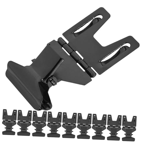 ROMISBABA 10 Teiliges Metall Merchandise Preisschildhalter mit Drehbarem Pop Werbeclip Vielseitiger Etikettenhalter für Supermarkt Bäckerei Bekleidungsgestell Schwarzer Stabiler ROMISBABA 10 Teiliges Metall Merchandise Preisschildhalter mit Drehbarem Pop Werbeclip Vielseitiger Etikettenhalter für Supermarkt Bäckerei Bekleidungsgestell Schwarzer Stabiler von ROMISBABA