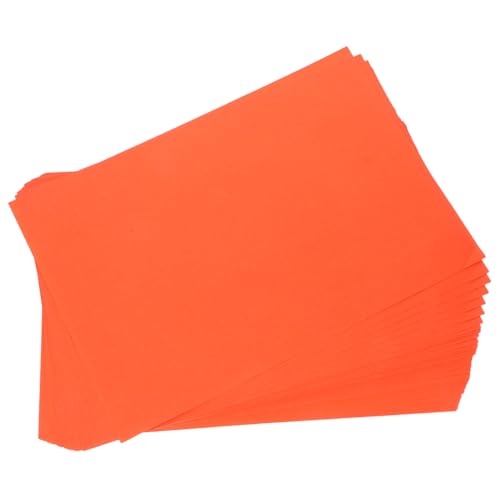 ROMISBABA 100 Blatt Farbiges Druck und Orangetöne Schwer Vielseitig für Diy Origami Basteln Zeichnen Schule und Büro von ROMISBABA