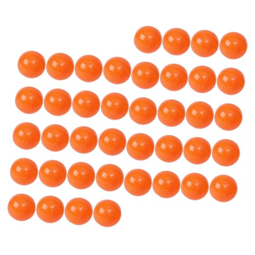 ROMISBABA 100 Stück Öffnungsfähige PVC Lotteriekugeln Orange Leichte Bälle für Unterhaltung Partyaktivitäten Spiele und Verlosungen Wiederverwendbare Hohlkugeln für Interaktive Events von ROMISBABA
