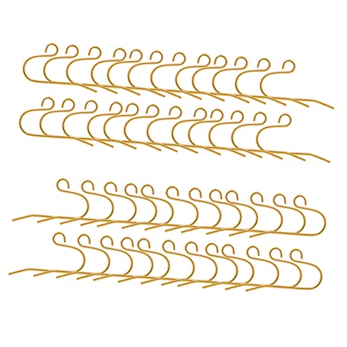 ROMISBABA 100 Stück Ohrhakenzubehör Ohrringe DIY Ohrhaken Draht Creolen Stahl Ohrring Sprungringe Haken Reifen Teile Ohrring einfache Ohrringteile Golden ROMISBABA 100 Stück Ohrhakenzubehör Ohrringe DIY Ohrhaken Draht Creolen Stahl Ohrring Sprungringe Haken Reifen Teile Ohrring einfache Ohrringteile Golden von ROMISBABA
