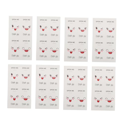 ROMISBABA 100 Stück Rechteckige Klebeetiketten mit Niedlichen Motiven Selbstklebende Aufkleber zum Verpacken und Versiegeln von Geschenkboxen Dekorative Sealing Sticker für Basteln und ROMISBABA 100 Stück Rechteckige Klebeetiketten mit Niedlichen Motiven Selbstklebende Aufkleber zum Verpacken und Versiegeln von Geschenkboxen Dekorative Sealing Sticker für Basteln und von ROMISBABA