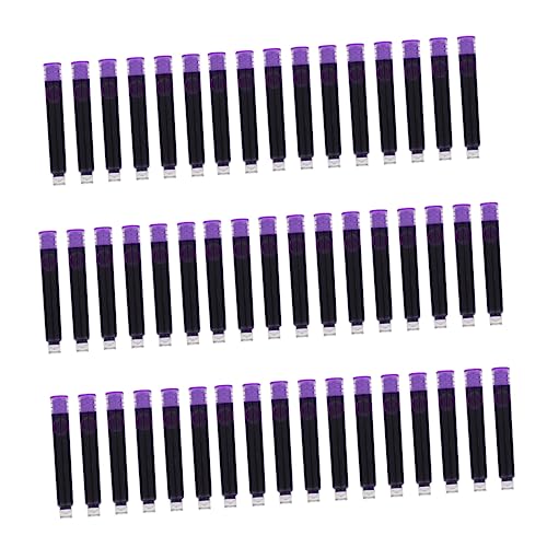 ROMISBABA 100 Stück Tintenbeutel Tinte Füllfederhalter Stifttinte Tintenpatronen Für Stifte Tintenstift Nachfüllung Löschbar Bürotinte Tinte Für Bürofüllfederhalter Violett Plastik ROMISBABA 100 Stück Tintenbeutel Tinte Füllfederhalter Stifttinte Tintenpatronen Für Stifte Tintenstift Nachfüllung Löschbar Bürotinte Tinte Für Bürofüllfederhalter Violett Plastik von ROMISBABA