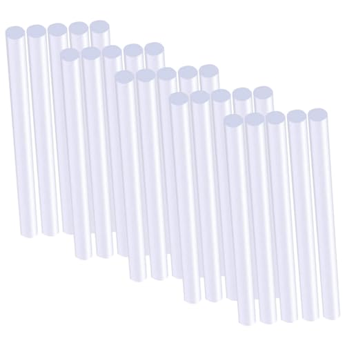 ROMISBABA 100 Stück Transparente Hot Melt Klebesticks für Heißklebepistole Schnelle Schmelze Flexibel Haftend für DIY Basteln Leichte Reparaturen Vielseitig für Handwerk und Dekoration von ROMISBABA