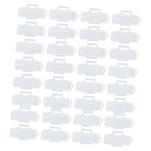 ROMISBABA 100 Stück Transparente Kabelbeschriftungsbox aus Wetterfestem Kunststoff Flexibler Kabelkennzeichnungs Halter für Computer Maschinenkabel Einfache Installation mit Kabelbinder ROMISBABA 100 Stück Transparente Kabelbeschriftungsbox aus Wetterfestem Kunststoff Flexibler Kabelkennzeichnungs Halter für Computer Maschinenkabel Einfache Installation mit Kabelbinder von ROMISBABA